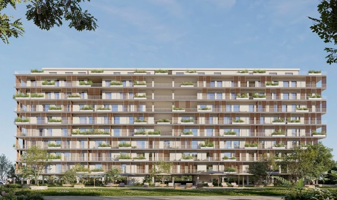 Fachada del residencial Arena Beach en Moncófar