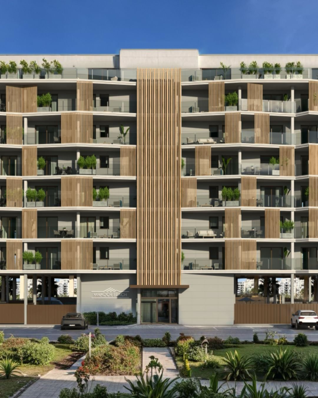 Fachada de Residencial Mirador Beach en Moncófar